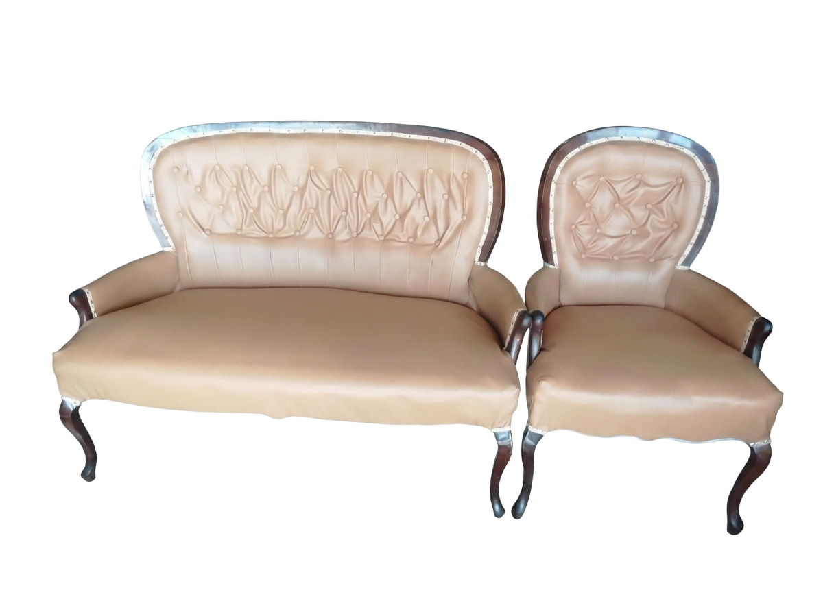 Champagne Leather Suite